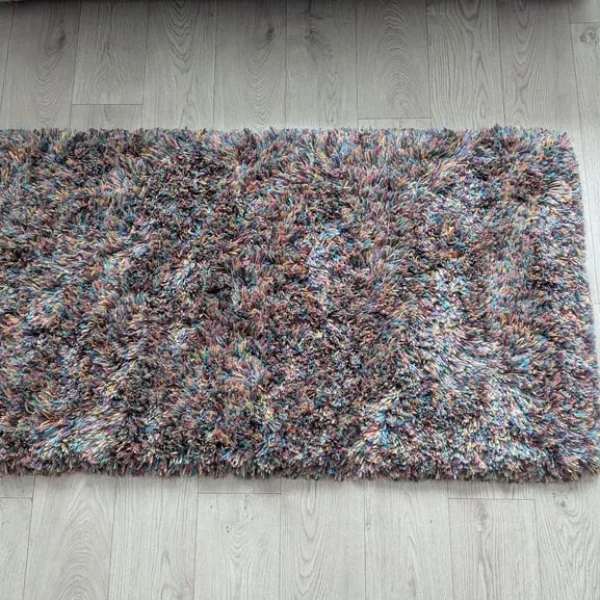 Rose pink Shaggy Rug