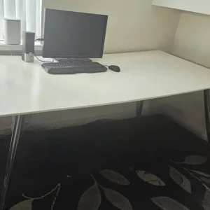Large White Desk