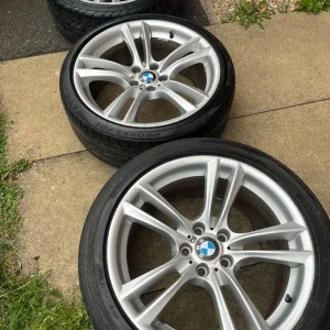 20” Genuine BMW 303M Staggered Wheels with Tyres: 5x120 - Image 8