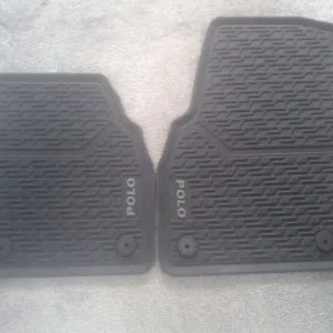 2 X GENUINE POLO FRONT RUBBER MATS