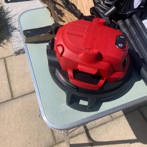 Wet and dry vacuum still boxed and new in red and chrome - Image 2
