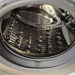 Lg 9kg direct drive washing machine in silver colour - Image 3