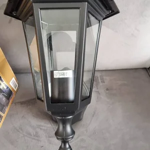 Black Outdoor Wall Light – Up & Down Projection - Image 2