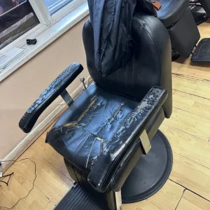 Barber chairs with cover replacements needed - Image 3