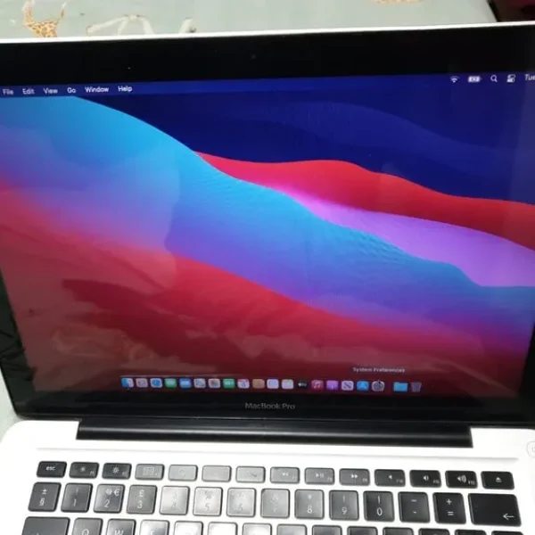 Apple MacBook Pro 13-inch A1278 with charger and Big Sur running
