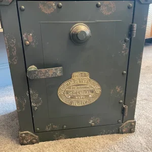 Prop safe man cave bar office replica vintage vault storage - Image 2