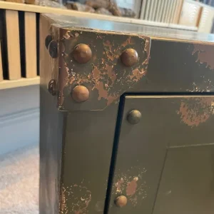 Prop safe man cave bar office replica vintage vault storage - Image 4