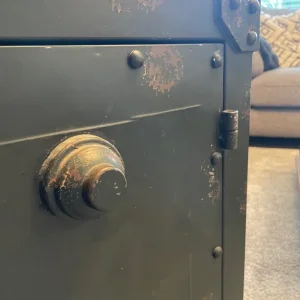 Prop safe man cave bar office replica vintage vault storage - Image 5