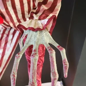 7ft Creepy Towering Clown Halloween Animatronic - Image 8