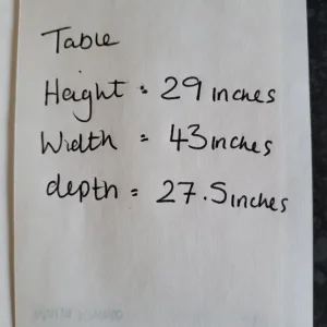 Modern beech effect dining table - Image 6