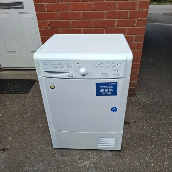 8kg Indesit condenser tumble dryer