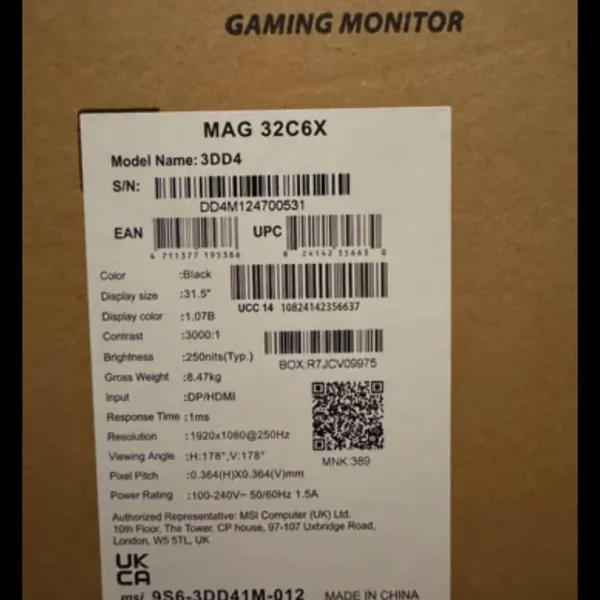 Msi gaming monitor