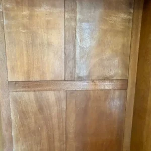 Antique oak wardrobe - Image 8