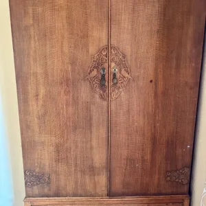 Antique oak wardrobe