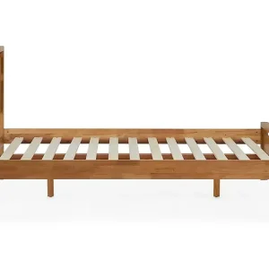 Scandi Mid Century Mid Oak Wooden King Size Bed Frame MS.62 - Image 3