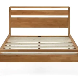 Scandi Mid Century Mid Oak Wooden King Size Bed Frame MS.62 - Image 4