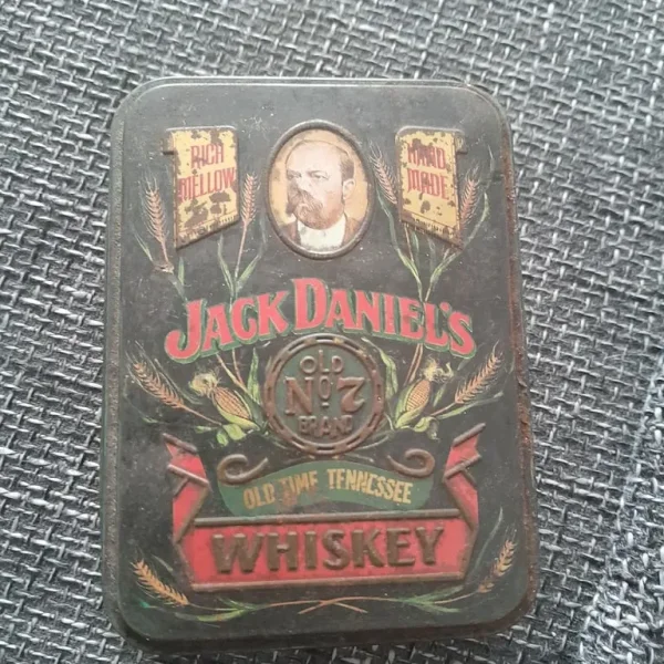 Old Jack Daniel's tin