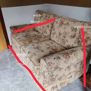 Floral sofa