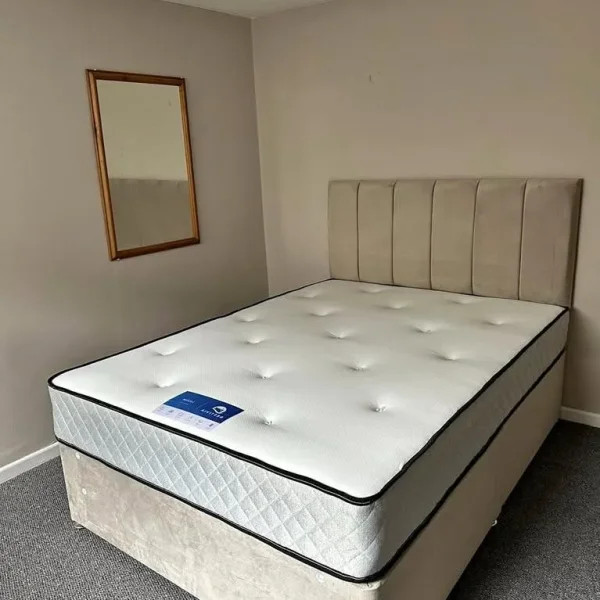 Double Divan Bed with Mattress and Drawers