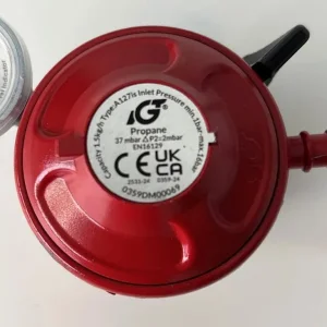 IGT Patio Gas Regulator With Pressure Gauge - Image 3