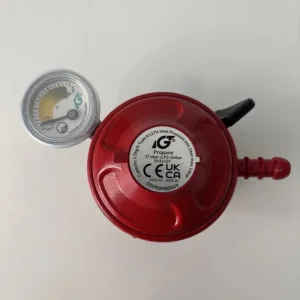 IGT Patio Gas Regulator With Pressure Gauge