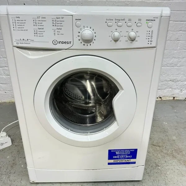 🚚Indesit 9KG White Washing Machine