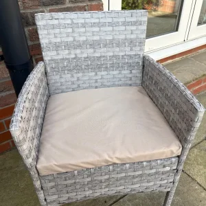 Rattan bistro set - Image 3