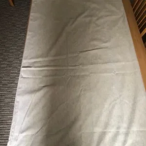 Oatmeal Lined Eyelet Curtains with Pole