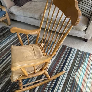 Wooden rocking chair