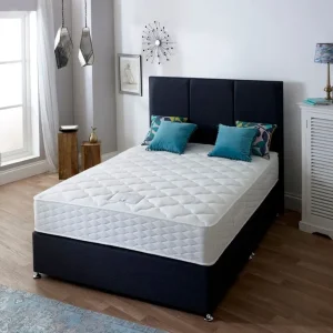 Single and double bed bases with mattress options - Image 3