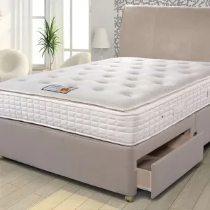 Single and double bed bases with mattress options - Image 4