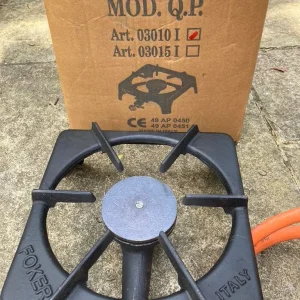 Single ring gas burner (Fornello Mod. Q.P. Art. 03010) - Image 2