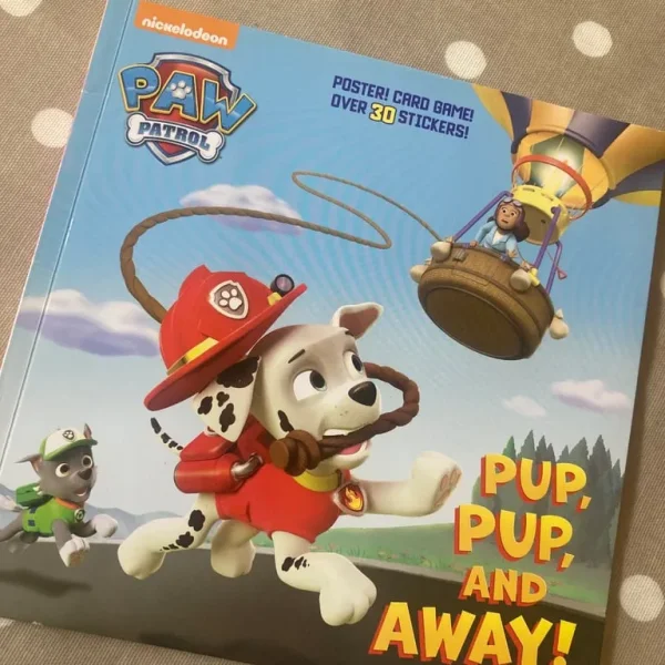 Paw Patrol Book, Card Game & Stickers