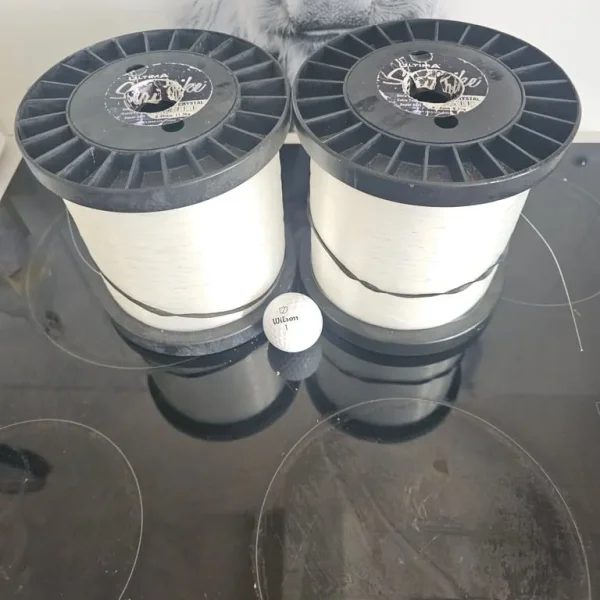 2 x 1kg spools of fishing line