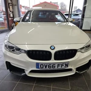 2016 BMW M4 3.0L Convertible with Red Leather Interior - Image 5