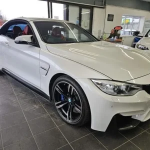 2016 BMW M4 3.0L Convertible with Red Leather Interior