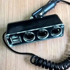 3 Way Car Cigarette Lighter Adapter - Image 2