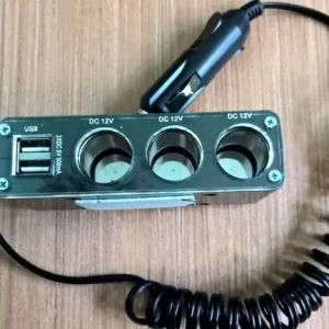 3 Way Car Cigarette Lighter Adapter