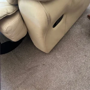 Leather 2 seater sofa - Image 4