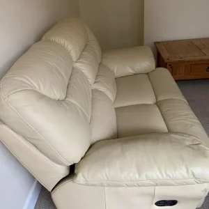 Leather 2 seater sofa