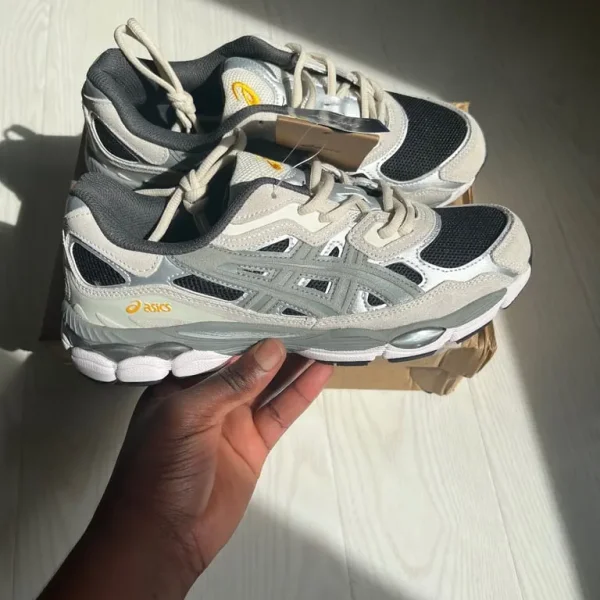 ASICS GEL-NYC Clay Grey & Black Trainers