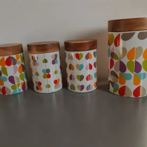Tea, Coffee, Sugar & Biscuit Canisters