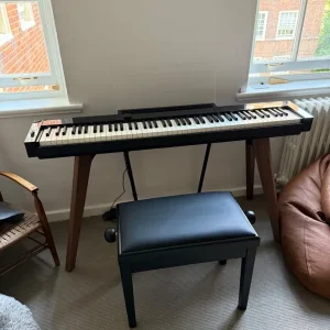 Casio PX-S7000 Digital Piano with Black Adjustable Stool