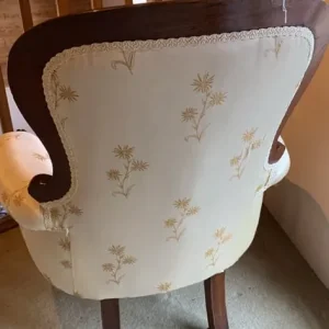 Antique Armchair - reupholstered - Image 2