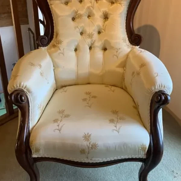 Antique Armchair - reupholstered