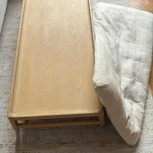 Loaf Slingshot Coffee Table and Footstool with Cushion - Image 2