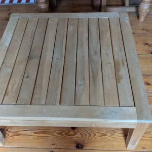 Coffee table wooden indoor/outdoor - Image 3