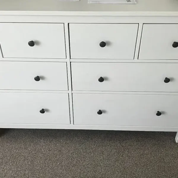Large Chest of Drawers + 2 Matching Bedside Cabinets - IKEA HEMNES model
