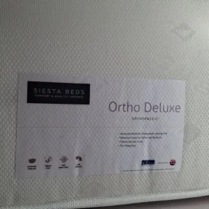 Velvet Grey Divan Double Bed – Orthopaedic Mattress and Tall Headboard - Image 2