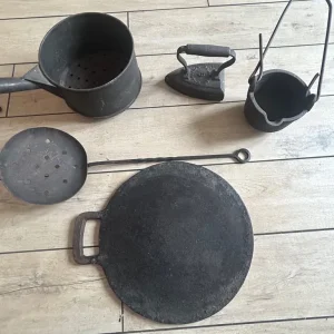 Antique cast iron ornaments